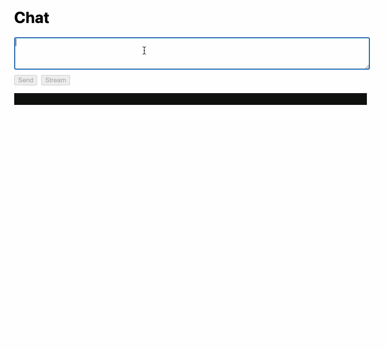 Chatbot interface screenshot